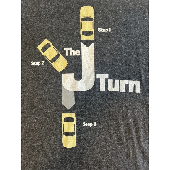 BlipShift T-shirt Men’s Size XL Black The J Turn Auto Graphic Tee Next Level - Picture 3 of 7